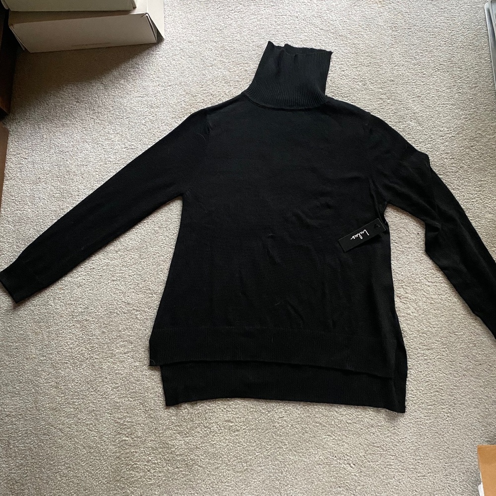 Comin' Up Cozy Black Turtleneck Sweater- BRAND NEW WITH TAGS
